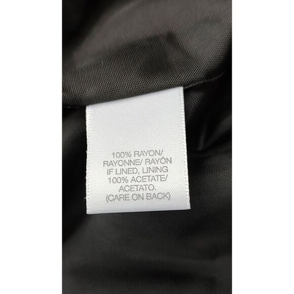 Vintage Dress & Bolero Set Black White Floral Trim Career Cocktail Size M - Picture 7 of 11